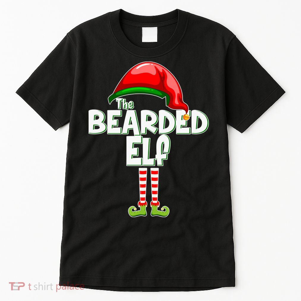 The Bearded Elf Funny Family Christmas Tall T-Shirt