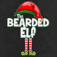 The Bearded Elf Funny Family Christmas Adult Drive Performance Visor