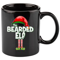 The Bearded Elf Funny Family Christmas 11oz C Handle Ceramic Mug
