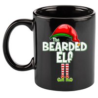 The Bearded Elf Funny Family Christmas 11oz C Handle Ceramic Mug
