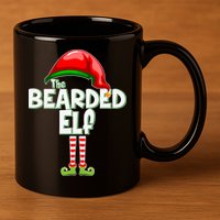 The Bearded Elf Funny Family Christmas 11oz C Handle Ceramic Mug