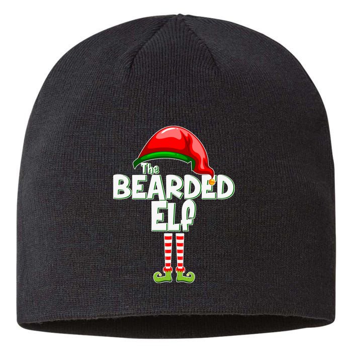 The Bearded Elf Funny Family Christmas Sustainable Beanie