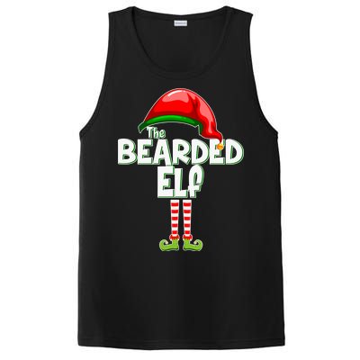 The Bearded Elf Funny Family Christmas PosiCharge Competitor Tank