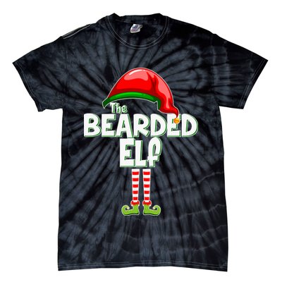 The Bearded Elf Funny Family Christmas Tie-Dye T-Shirt