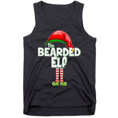 The Bearded Elf Funny Family Christmas Tank Top