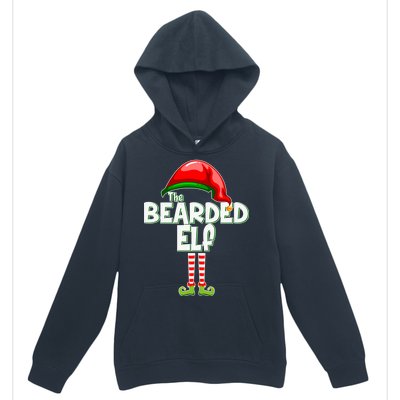 The Bearded Elf Funny Family Christmas Urban Pullover Hoodie