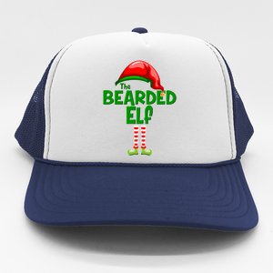 The Bearded Elf Funny Family Christmas Trucker Hat