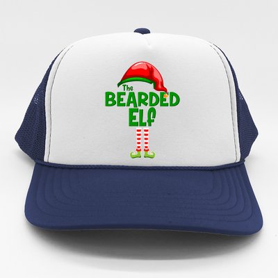 The Bearded Elf Funny Family Christmas Trucker Hat