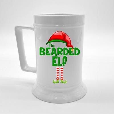 The Bearded Elf Funny Family Christmas Beer Stein