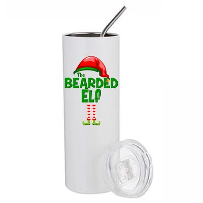 The Bearded Elf Funny Family Christmas Stainless Steel Tumbler