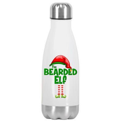 The Bearded Elf Funny Family Christmas Stainless Steel Insulated Water Bottle