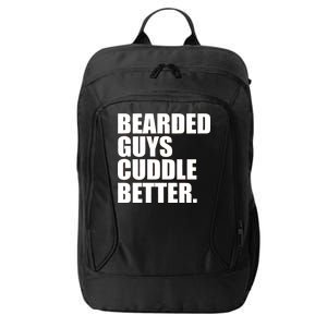 The Bearded Guys Cuddle Better Funny Beard City Backpack