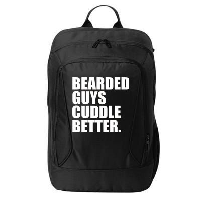 The Bearded Guys Cuddle Better Funny Beard City Backpack