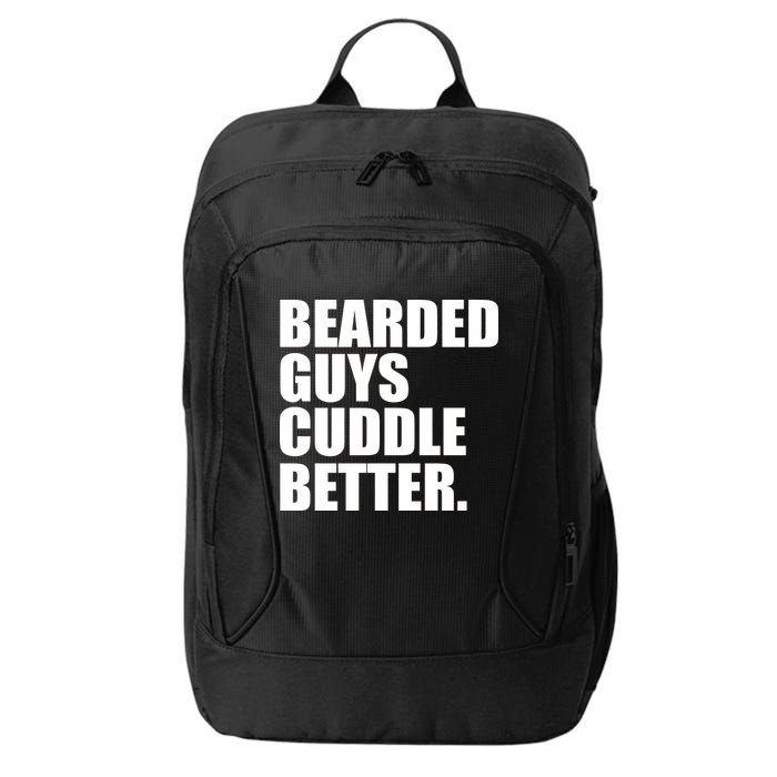 The Bearded Guys Cuddle Better Funny Beard City Backpack