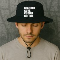 The Bearded Guys Cuddle Better Funny Beard Bucket Hat