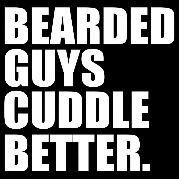 The Bearded Guys Cuddle Better Funny Beard Cooling Performance Long Sleeve Crew