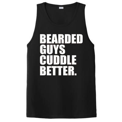 The Bearded Guys Cuddle Better Funny Beard PosiCharge Competitor Tank