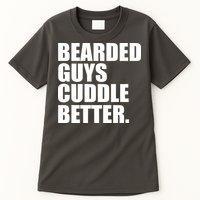 The Bearded Guys Cuddle Better Funny Beard Tall T-Shirt