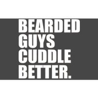 The Bearded Guys Cuddle Better Funny Beard Bumper Sticker