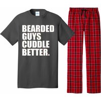 The Bearded Guys Cuddle Better Funny Beard Pajama Set