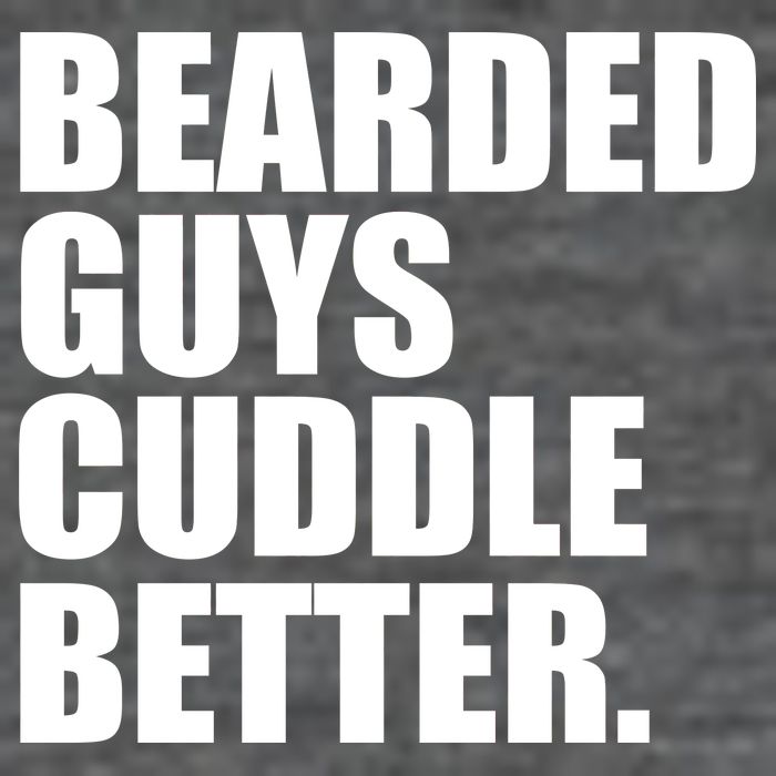 The Bearded Guys Cuddle Better Funny Beard Baby Bodysuit