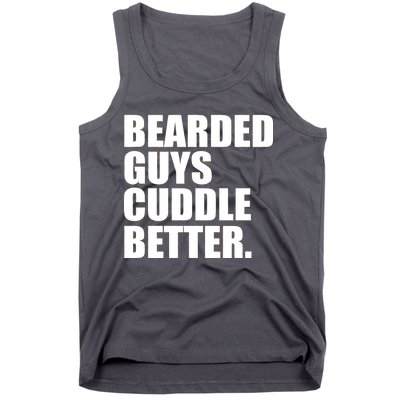 The Bearded Guys Cuddle Better Funny Beard Tank Top