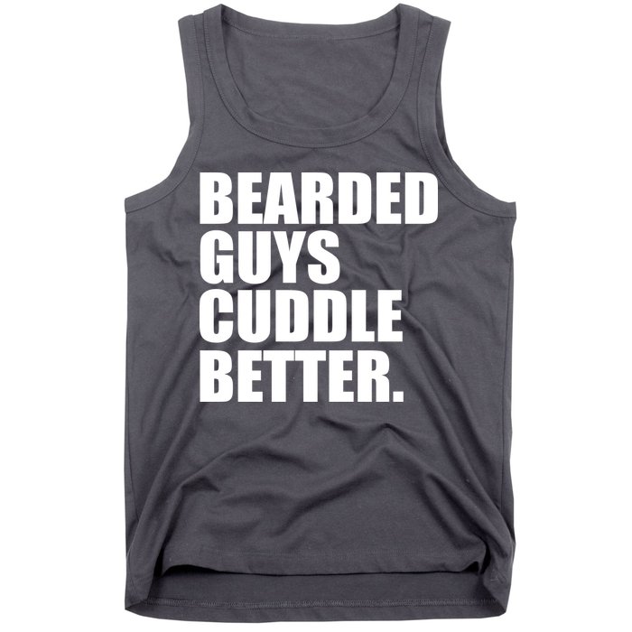 The Bearded Guys Cuddle Better Funny Beard Tank Top