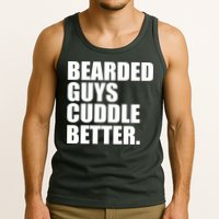 The Bearded Guys Cuddle Better Funny Beard Tank Top