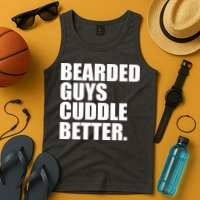 The Bearded Guys Cuddle Better Funny Beard Tank Top