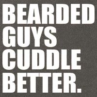 The Bearded Guys Cuddle Better Funny Beard Cotton Canvas Backpack