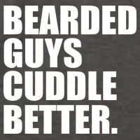 The Bearded Guys Cuddle Better Funny Beard Vector Backpack