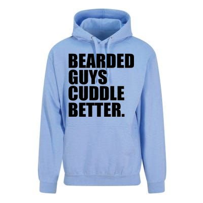 The Bearded Guys Cuddle Better Funny Beard Unisex Surf Hoodie