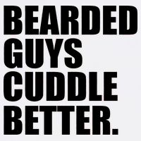 The Bearded Guys Cuddle Better Funny Beard Garment-Dyed Sweatshirt