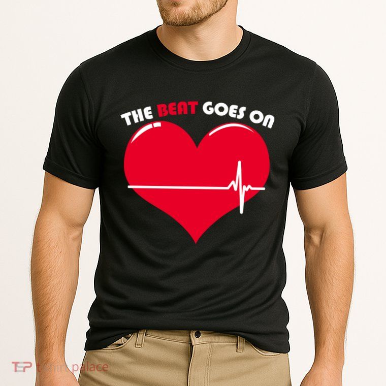 The Beat Goes On Heart Health Awareness Performance Shirt