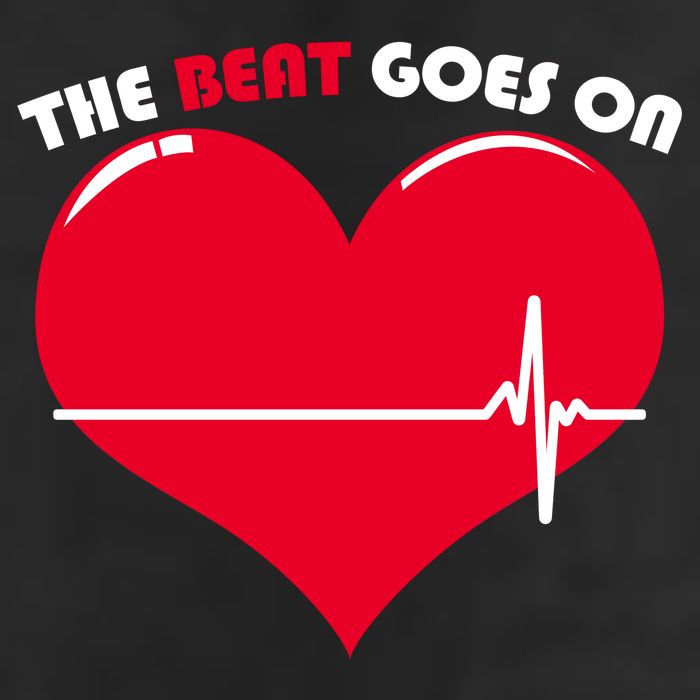 The Beat Goes On Heart Health Awareness Adult Drive Performance Visor