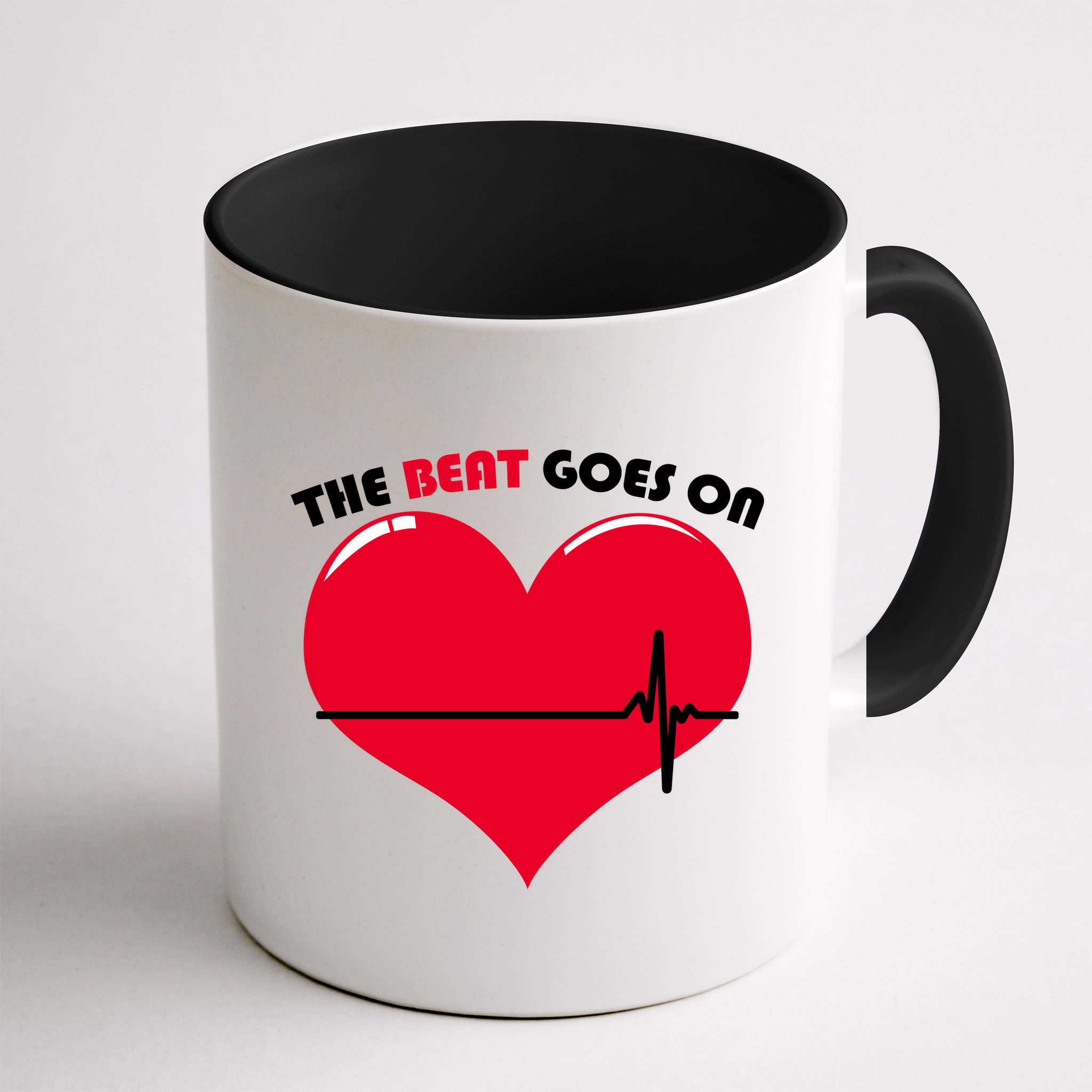 The Beat Goes On Heart Health Awareness Mug