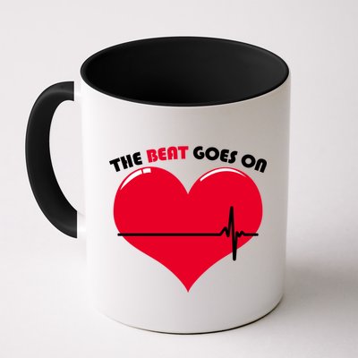 The Beat Goes On Heart Health Awareness Mug