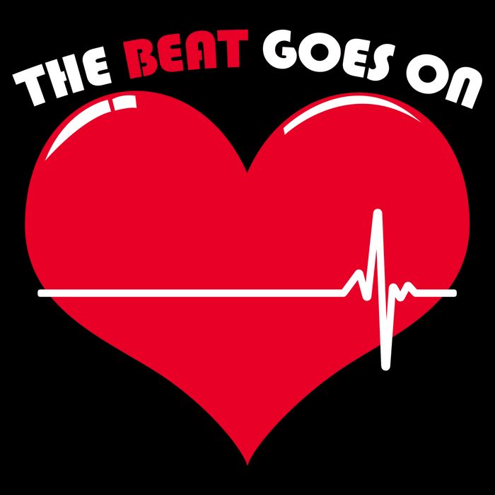 The Beat Goes On Heart Health Awareness Cooling Performance Long Sleeve Crew