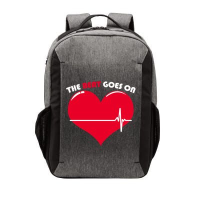 The Beat Goes On Heart Health Awareness Vector Backpack
