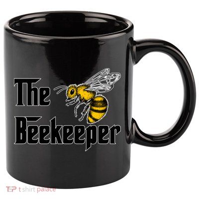 The Beekeeper 11oz C Handle Ceramic Mug