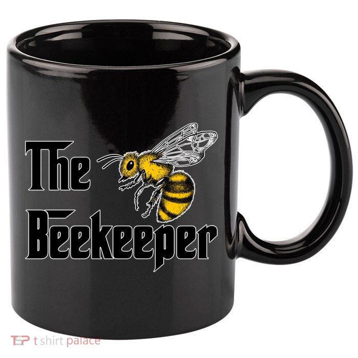 The Beekeeper 11oz C Handle Ceramic Mug