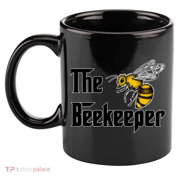 The Beekeeper 11oz C Handle Ceramic Mug