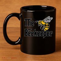 The Beekeeper 11oz C Handle Ceramic Mug