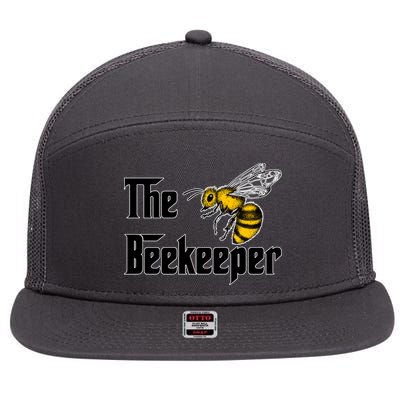 The Beekeeper 7 Panel Mesh Trucker Snapback Hat