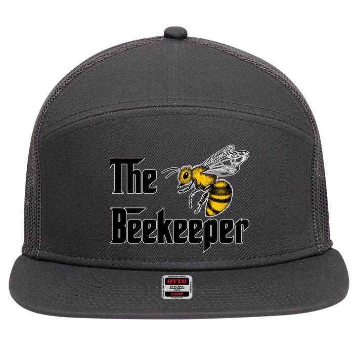 The Beekeeper 7 Panel Mesh Trucker Snapback Hat