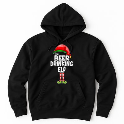 The Beer Drinking Elf Family Matching Christmas Hoodie