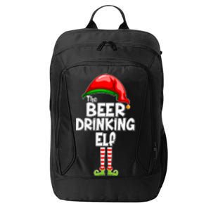 The Beer Drinking Elf Family Matching Christmas City Backpack