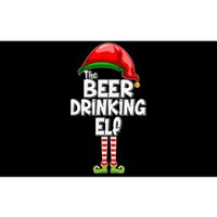 The Beer Drinking Elf Family Matching Christmas Bumper Sticker