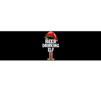 The Beer Drinking Elf Family Matching Christmas Bumper Sticker