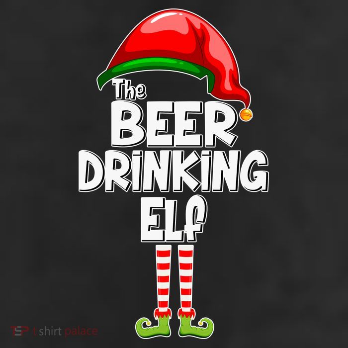 The Beer Drinking Elf Family Matching Christmas 11oz C Handle Ceramic Mug